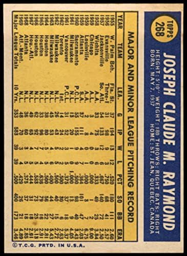 1970 Topps # 268 Изложба на Клод Рэймонда в Монреал (Бейзболна картичка) EX/MT Изложения