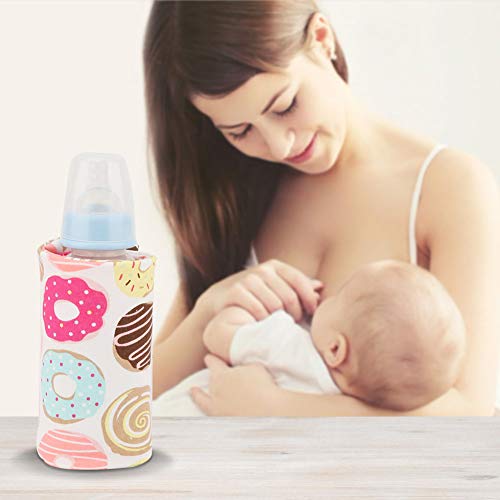 Калъф за бебешко шише, който Запазва Топлина, Преносими Чанти за бебешки бутилки, USB-Устройство за подгряване на мляко,