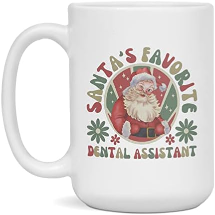 Подаръци Асистент на Зъболекар, Стоматологичен Коледни Чаши За агенции за регионално развитие, подарък за Коледа, 15 Грама Бял цвят