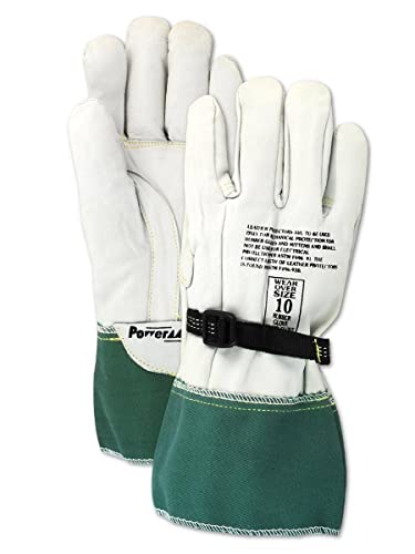 Работни ръкавици MAGID Leather Lineman Electrical Protector, 36 двойки, в Размер на 9, 126049, за използване с гумени ръкавици