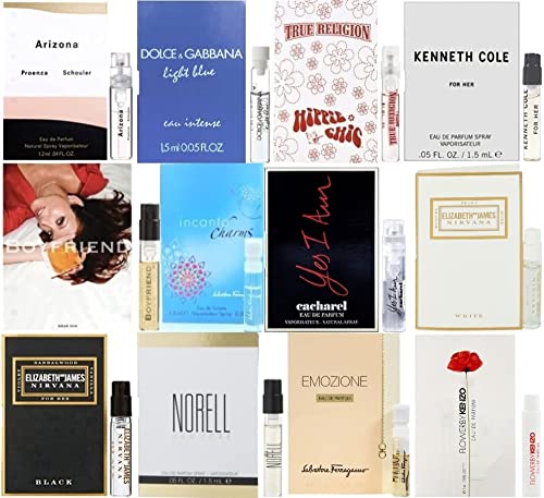 12 Женската Колекция от най-Добрите Дизайнерски Проби Аромати, Най-Продаваните Луксозни Флакони за парфюми Висок клас с