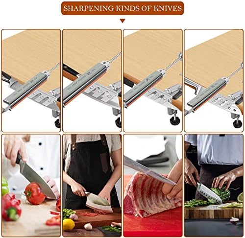 Усъвършенстване на Професионалната Острилка за ножове, Система за набиране за заточване на ножове със завъртане на 360 °, възможност за сгъване