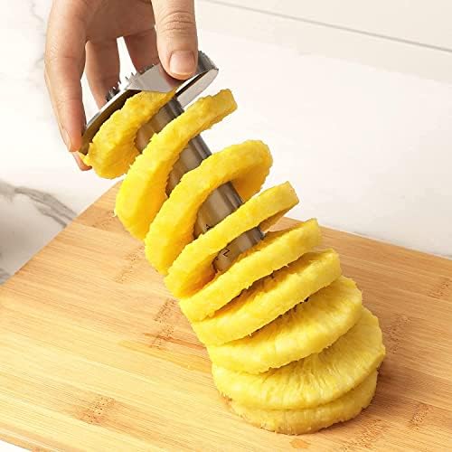 Обновен Кухненски нож за рязане на ананас от неръждаема стомана 304 с дебелина Усъвършенстван с Кухненски нож за рязане на ананас от неръждаема