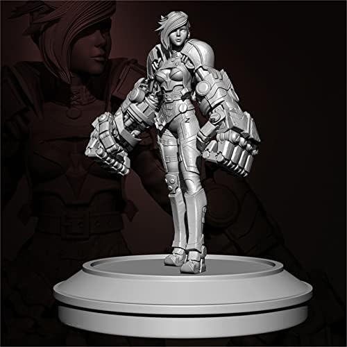 1/24 Комплект модели на герои от смола Fantasy Planet Armor Female Warrior, Миниатюрни детайли за модели от смола //7ijg-2 (в
