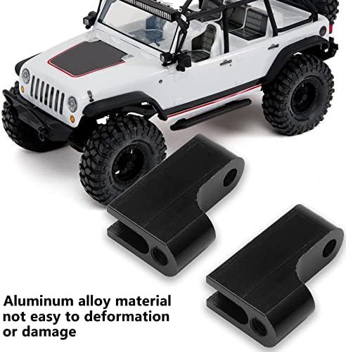 JIUWU 2 ЕЛЕМЕНТА Черно AX80028-5 Алуминиеви Серво За Обновяване на RC AXIAL за 1:10 SCX10 Jeep Wrangler