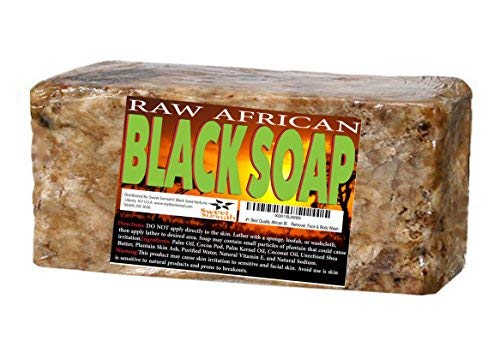 Африкански Черен сапун Премиум-клас с Натурално масло за растежа на косата, от семена от Черен кимион и Морков розмаринового реда и масло
