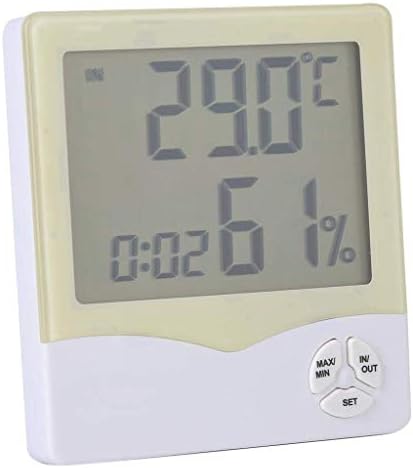 JAHH Стаен Термометър Домашен Двоен Температурен Влагомер за Външен Температурен Сонда на Уреда за измерване на температурата и влажността