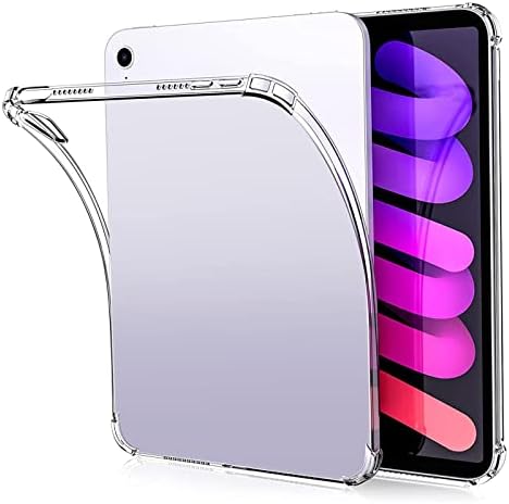 Fyi, калъф за iPad Mini 6 /iPad Mini 6-то поколение, Ультратонкая Прозрачна делото от Мека TPU за iPad Mini 6 8,3-инчов Прозрачен калъф (2021)