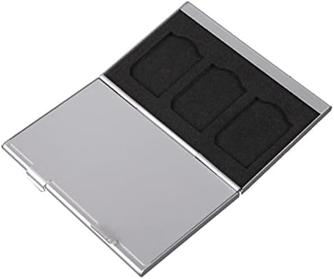 държач за SD-карти, 6 бр. Метална Алуминиева кутия за защита на карти памет, калъф за съхранение, Държач за карти с памет 6X SD/SDHC/MMC,