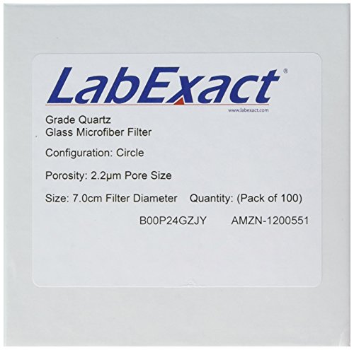 Филтър от микрофибър от кварцово стъкло марка LabExact 1200551, Высокотемпературное кварцевое стъкло, без халки, 2,2 хм,