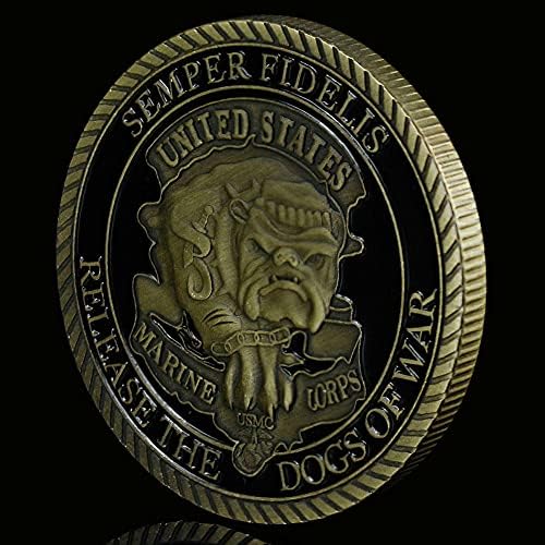 United StatesUSMC Semper Fidelis Военна Монета Събиране на военно-морските монети С Мед Покритие Възпоменателна Монета