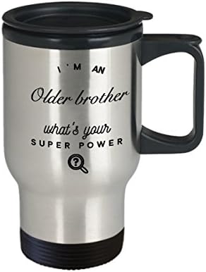 Кафеена Чаша за пътуване на по-големия Брат, каква е Твоята Суперспособность, Забавни Идеи за Подарък За рожден Ден