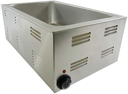 Капацитетът на дупки Thunder Group 3,5 QT, нагревател за храни от неръждаема стомана, матово покритие, предлага се в всеки