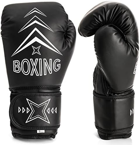 Боксови Ръкавици ZOOFOX, Ръкавици за Спаринг тренировки за мъже и Жени, Боксови Круши, Ръкавици за Бокс, Муай-тай, Накладки за Фокусиране,
