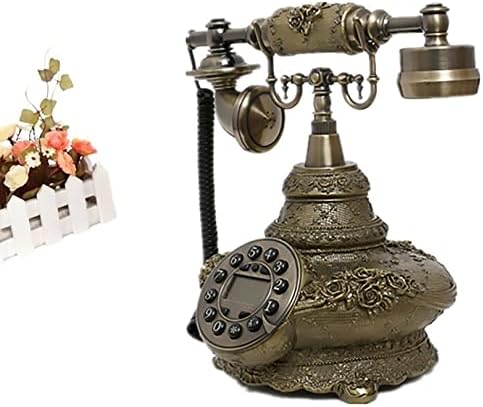 Европейският Антикварен Телефон за дома, Творчески Старомоден Телефон в стил Ретро - 25,5X22,5X27 см