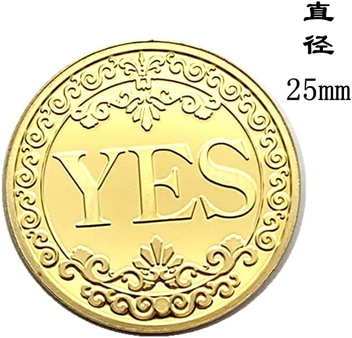 【ДА НЕ】 Позлатен Одноручная Вълшебна Монета За Вземане на решения на Щастливата Златна Монета Феята на зъбките Възпоменателна