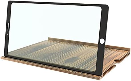 YFQHDD Нов 12-инчов екран с дървесно зърно, хоризонтален и вертикален екран, лупа на екрана на мобилния телефон на двойно предназначение,