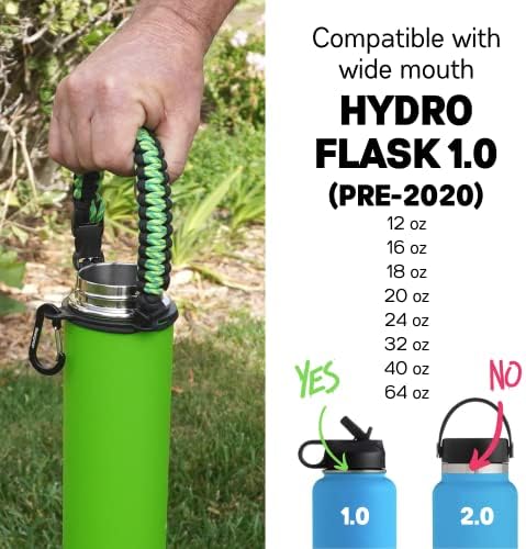 Дръжката е от гидрокорда Gearproz за бутилки с вода, Hydro Flask, Гидрофляга с широко гърло 1.0, Желязо Колба, бутилки за вода за Многократна