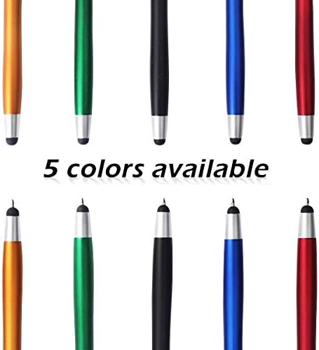 Химикалки Със Средни Черно Мастило, за Тази дръжка, stylus писалка за Сензорни екрани, Офис дръжка 2 в 1 с Стилусами за iPhone, iPad