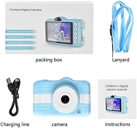 Мини детска помещение Ke1Clo 1080P с двойна предната част на задната камера, телевизор с 2.0 / 3.5 инча, Детска камера - Запис на видео
