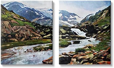 Боядисване с Воден Пейзаж Ступелл Industries, Мирни Скалистите планини, Дизайн Ашли Олдридж