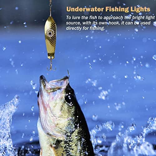 Комплект led риболовни примамки JoyFishing, 2/4 бр., Светлини за дълбока Риболов, Мигащи Стробоскопические led Светлини