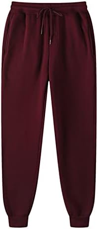 WENKOMG1 Мъжки Обикновена Спортни Панталони за активна почивка, 12 Цвята, Панталони Свободно Намаляване с Еластична гумена