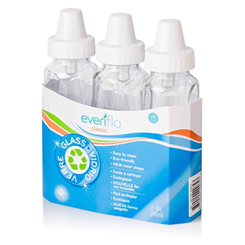 Evenflo Classic Twist Опаковка от 3 Стъклени бутилки по 8 унции