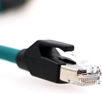 Включете M12-RJ-45-XCode-Ethernet-Защитен Промишлен, 8-Пинов конектор M12 X-код към Экранированному кабел RJ-45 основа cat6a Ethernet за промишлени