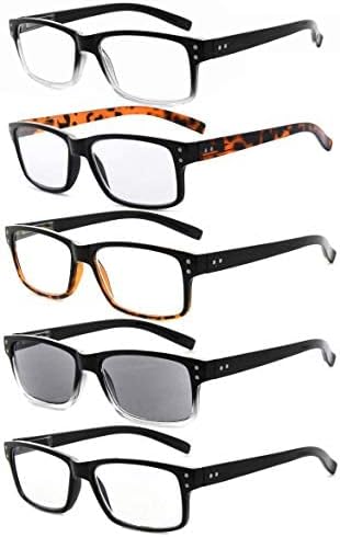 Eyekepper Спестете 10% на 5 опаковки пури в ограничени бройки очила за четене за мъже и 5 опаковки ридеров за четене на половин око +3,00