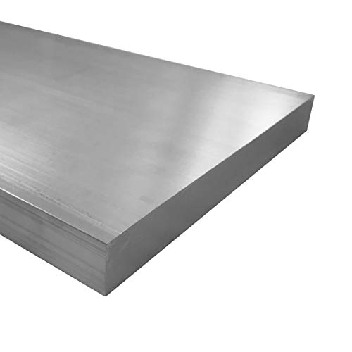 Алуминиев Плосък сноп 1 x 8, Табела 6061, Дължина 36 см, Заготовка за смилане T6511