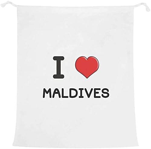 Чанта за дрехи /измиване /за Съхранение на Azeeda 'I Love Maldives' (LB00021330)