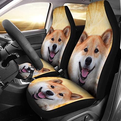 Калъфи за автомобилни седалки с кучешка принтом Pawlice Shiba-Ин