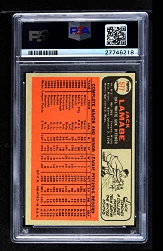 1966 Topps 577 Джак Ламабе Чикаго Уайт Сокс (бейзболна картичка) PSA PSA 7,00 Уайт Сокс