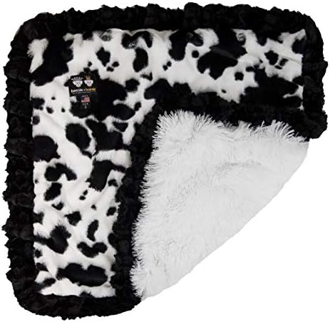 Одеало Беси и Барни - Много плюшевое одеяло за кучета от изкуствена кожа - Обръща одеало за кучета и котки - Супер мек и