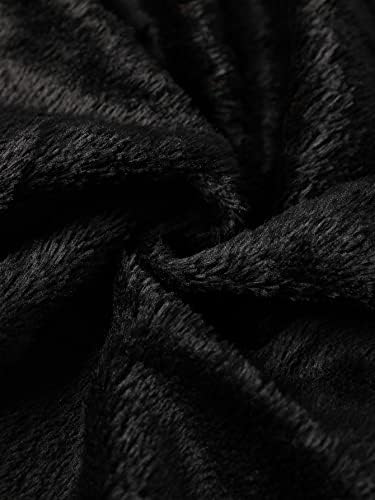 Якета Xinbalove за мъже, Топло Пуховое палто с пухкава, тапицерия и качулка (Цвят: черен Размер: Средно)
