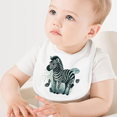 Детски Престилки Zebra - Графични Престилки за Хранене на деца - Печатни Престилки за хранене