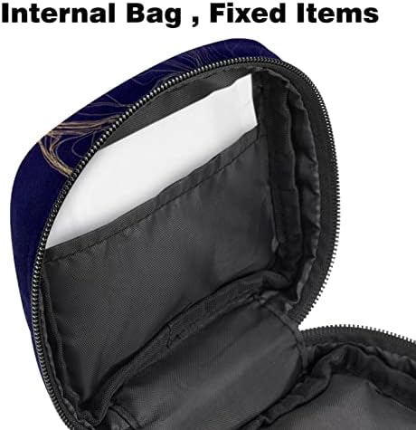 Чанта за съхранение на Хигиенни Кърпички ORYUEKAN, Преносими Многократна употреба Менструални Тампони джоб, Чанта за Съхранение на Тампони за Жени и Момичета, Cartoony Жив