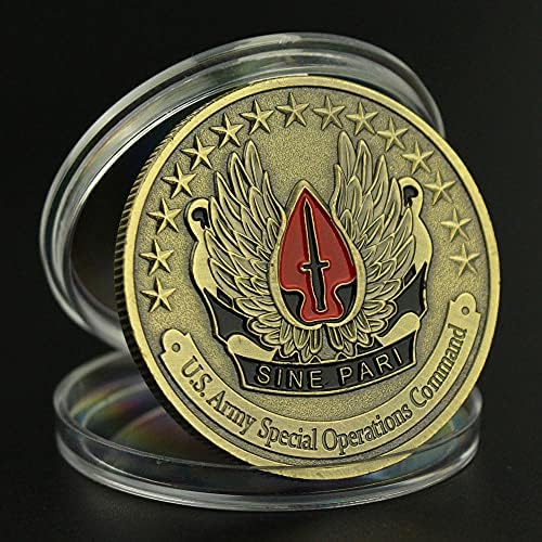 Оперативното Командване На Армията На Съединените Щати Възпоменателна Монета С Бронзов Покритие Challenge Coin Военни Фенове Коллекционный
