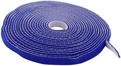Х-ДРИ ширина 1 см 5m синя лепкава кабелни връзки за многократна употреба, успоредно на лента(Legature Ди каво riutilizzabili appiccicose Блу Скок Скок lunghezze larghezza Ди-Ди-1 см legami лента-Ди