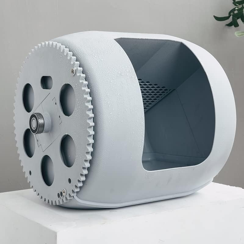 WYFDP Интелигентен Автоматичен Кутия за котешки Тоалетни Електрическа Машина за Какашек Напълно Затворен Голямо Пространство Преносимо,
