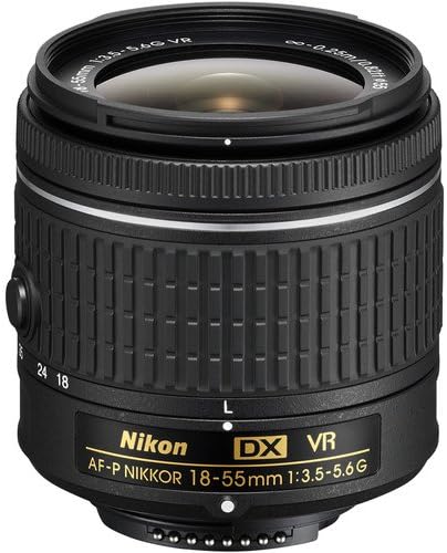 - Рефлексен фотоапарат Nikon D5600 с VR-обектив AF-P DX NIKKOR 18-55 mm f/ 3,5-5,6 G + Основен пътен комплект (обновена)