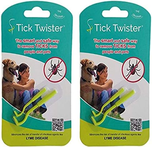 Комплект за премахване на кърлежи, Кърлежи Twister Голям и Малък (опаковка от 2 комплекта)