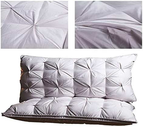 Възглавница от памук, полиестерни влакна, мека и удобна възглавница за сън възглавница за врата, въздушна възглавница за хотела, възглавница за врата (Цвят: C размер