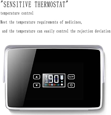 Преносим Хладилник-Охладител на Инсулин, Автомобилен Хладилник с led Дисплей и химикалка, USB -, Мини-Хладилник за лекарства, с аларма 6800