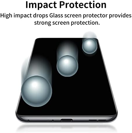 iCsapr [4 опаковки] Стъклена защитно фолио, което е съвместимо с Oneplus 10T [Твърдост 9H]-Закалено стъкло за екран с висока