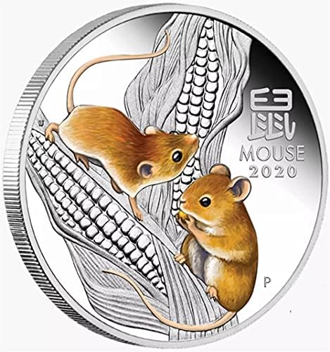 Ada Crypto Coin Криптовалюта Любима монета Австралия Годината на Плъха Бик Австралийската Зодиакальная Монета 2020 Ретро Възпоменателна