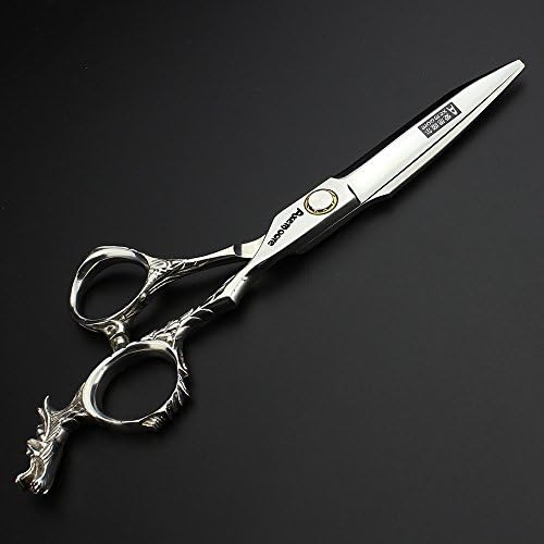 Професионални ножици за коса 6 инча индивидуалност дръжката на ножа за фризьорски ножици за стригане на инструмента (2 елемента)