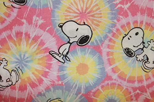 Кърпа за оцветяване на равенство Peanuts Снупи от Springs Creative, добре продаваният The Fat Quarter (18 X 22) New BTFQ