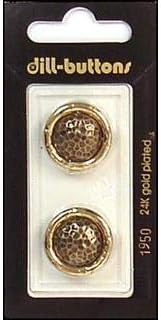 Копчета за Копър 20 мм 2 елемента С Опашка от Древното Злато
